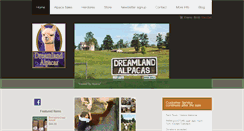 Desktop Screenshot of dreamlandalpacas.com